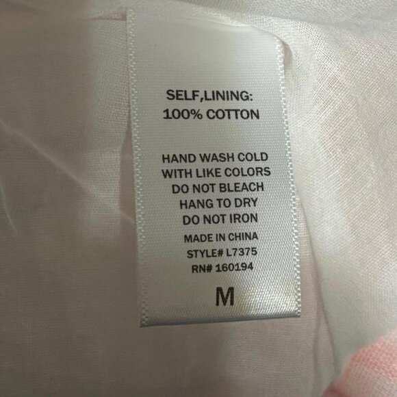 By Together Pink Gingham Babydoll Mini Dress M - Picture 7 of 7